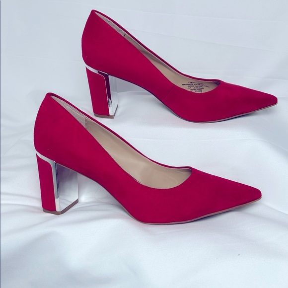 Alfani Elegant Red Women's Heels Sz 8 - Picture 2 of 8